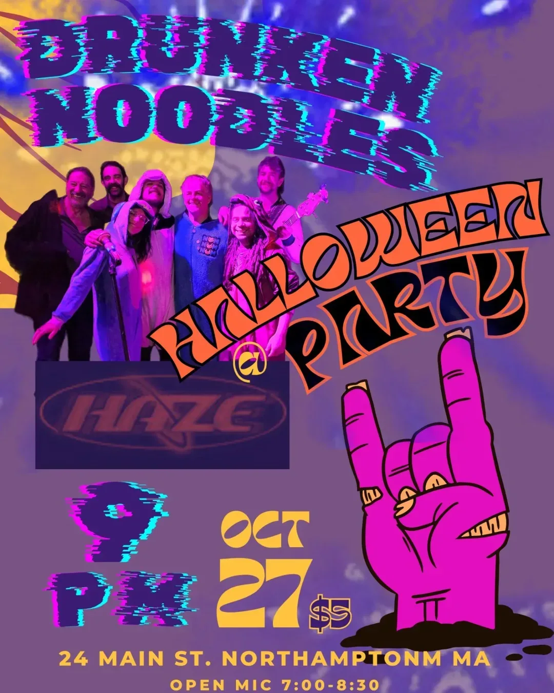 Flyer: Drunken Noodles Halloween Party