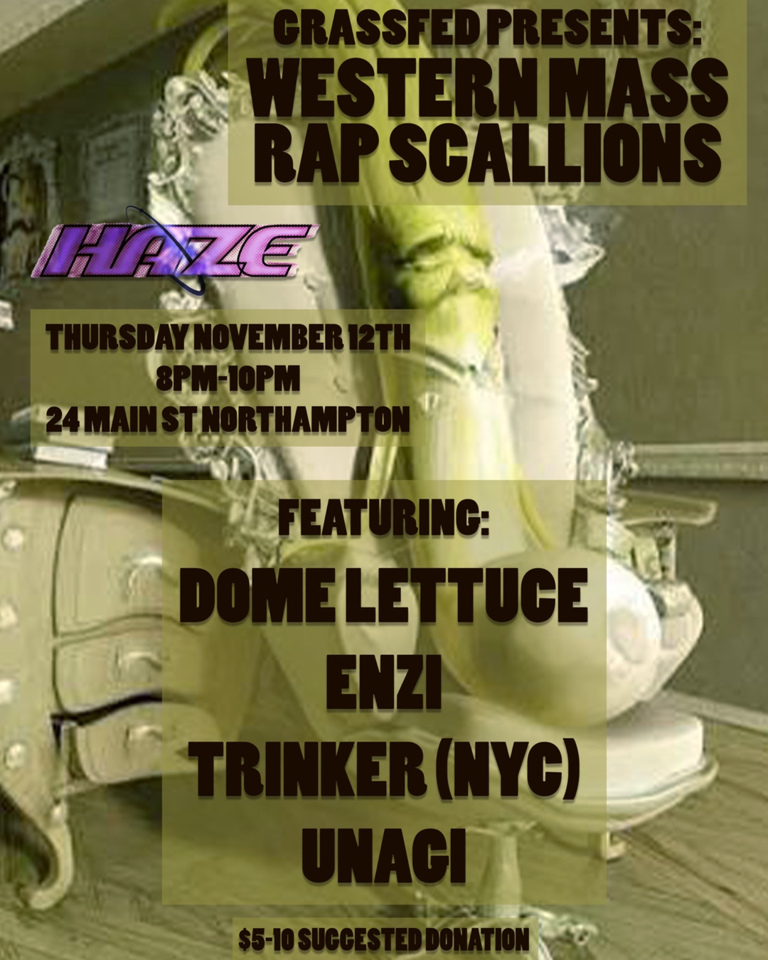 Flyer: Western mass rap scallions